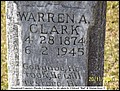 Clark, Warren A, Greenwood Cemetery, Florala, Covington Co, AL.jpg