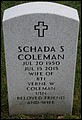 Coleman, Schada Sue Josey, Missouri Veterans Cemetery, Greene Co, MO.jpg