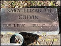 Colvin, Sara Elizabeth, Pigeon Creek Baptist Church Cemetery, Covington Co, AL 053.jpg