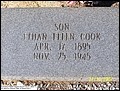 Cook, Ethan Ellin, Consolation Baptist Church Cemetery, Butler Co, AL.jpg