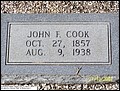 Cook, John F, Consolation Primitive Baptist Church Cemetery, Butler Co, AL 087.jpg
