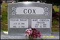 Cox, William & Mary Fralick, Pleasant Grove Cemetery, Gilchrist Co, FL.jpg