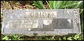 Crick, James E & Minnie M Dillingham, Oglesby Cem, Hopkins Co, KY.jpg