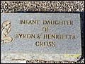 Cross, Infant Daughter, Pigeon Creek Baptist Cem, Covington Co, AL.jpg