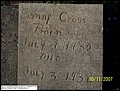 Cross, Sonny, Pigeon Creek Baptist Cem, Covington Co, AL.jpg