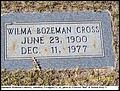 Cross, Wilma Bozeman, Andalusia Memorial Cem, Covington Co, AL.jpg