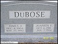DuBose, James J & Juanita E Josey, Bethany Baptist Cem, Lee Co, SC.jpg