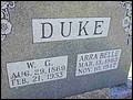 Duke, William G & Arra Belle High, Oakwood Cem, Navarro Co, TX.jpg