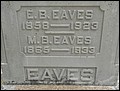 Eaves, Eli Byron & Martha Bertha Josey, Eves Cem, Muhlenburg Co, KY.jpg