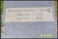 Evans, Donald Harmon, Bartow City Cem, Jefferson Co, GA.JPG