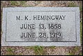 Hemingway, Mikasa K, Bethany Cem, Cumberland Co, NC.jpg