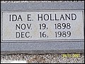 Holland, Ida E, Opp City Cem, Covington Co, AL.jpg
