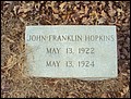 Hopkins, John Franklin, Norwood Cem Stanley Co, NC.jpg