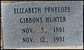 Hunter, Elizabeth Penelope Gibson, Olive Grove Cem, Seminole Co, GA.jpg
