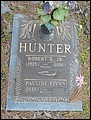 Hunter, Robert Roy Jr & Pauline Flynn Josey, Culley's Cem, Leon Co, FL.jpg
