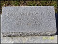Ivey, John Andrew,  Bethel Primitive Baptist Church Cemetery, Bushfield, Covington Co,.jpg