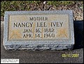 Ivey, Nancy Lee Hartley, Bethel Primitive Baptist Church Cemetery, Bushfield, Covington Co,.jpg