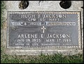 Jackson, Hugh F & Arlene E West, Gate of Heven Cem, Santa Clara Co, CA.jpg