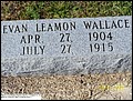 Wallace, Evan Leamon, Pigeon Creek Baptist Cem, Covington Co, AL.jpg