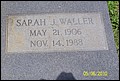 Waller, Sarah Rebecca Jordan, Bartow City Cem, Jefferson Co, GA.JPG