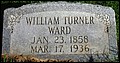 Ward, William Turner, Peebles Cemetery, Polk Co, TX.jpg