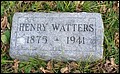 Watters, Henry D, Oakwood Cemetery, Niagara Co, NY.jpg