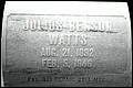 Watts, Julius Benson, Sumter Cemetery, Sumter Co, SC.jpg