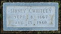 Whitley, Sidney Albert, Elmwood Cem, Halifax Co, NC.jpg