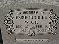 Wick, Essie Lucille Wilcox, Carnagie Cem, Caddo Co, OK.jpg