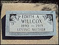 Wilcox, Edith Adel Hair, Carnegie Cem, Caddo Co, OK.jpg