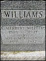 Williams, Abraham H & Maude M Giddings, Pugwash Cem, Nova Scotia.jpg