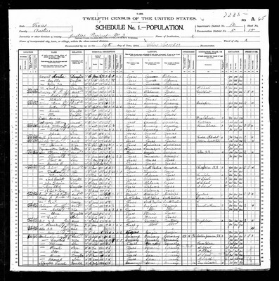 1900, Ezra Markham Josey, Austin Co TX.jpg