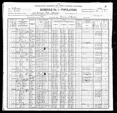 1900, John Josey, Terrell Co GA, col 2.jpg