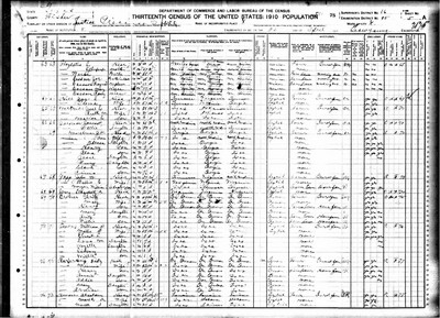 1910, Elizabeth A Josey Fisher Co TX.jpg