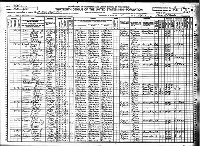 1910, James Walter Josey, Covington Co AL.jpg