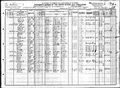 1910, Minnie Buelah Josey Hill Eastland Co TX.jpg