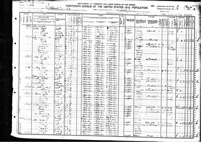 1910, Samuel Brown Josey, Iredell Co NC.jpg