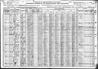 1920, Annie Josey Sightler, Covington Co AL.jpg