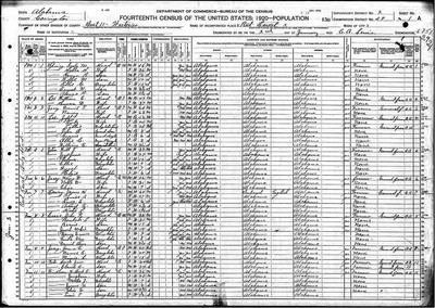 1920, Daniel Thomas Josey, Covington Co AL.jpg