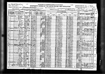 1920, Elam Morrison Josey, Duplin Co NC.jpg