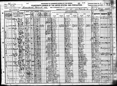 1920, Elizabeth Josey Farrell, Lake Co FL.jpg