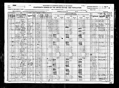 1920, Emma Josey Crew, Richland Parish LA.jpg