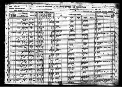 1920, Mary Josey Oates, Haskell Co TX.jpg