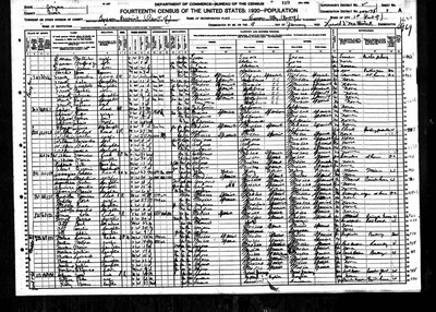 1920, Mattie Josey Duncan, Pima Co AZ, part 2.jpg