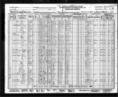 1930, Abraham Hickmon Josey, Dooley Co GA part 2.jpg