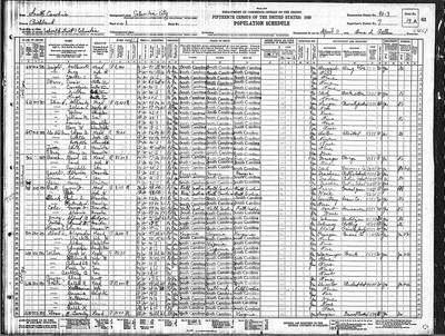 1930, Alfred B Josey, Richland Co SC.jpg