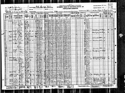 1930, Clady Josey, Northampton Co NC, col.jpg