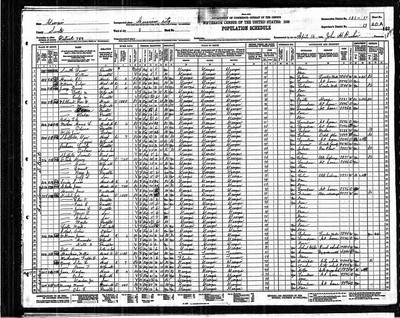 1930, David Josey, Sumter Co GA, col.jpg