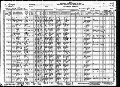 1930, Della Josey Beacham Laurens Co GA part 1.jpg