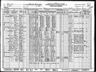 1930, Edna M Josey, Fulton Co GA.jpg